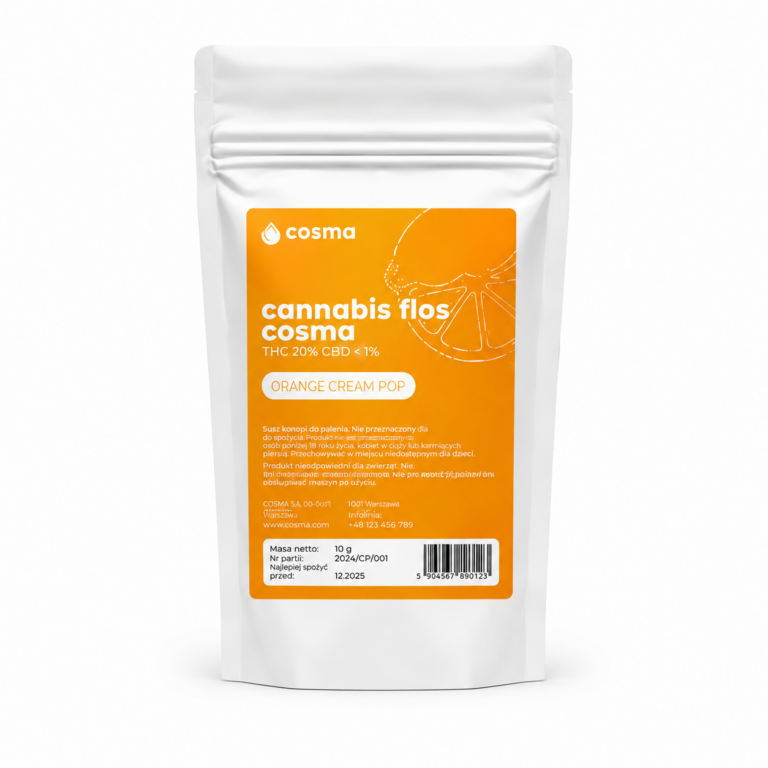 Opakowanie: Orange Cream Pop – Cosma