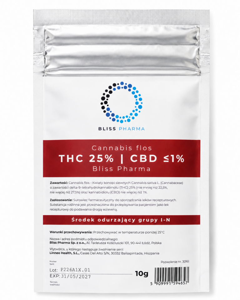 Opakowanie: Strawberry OG – Bliss Pharma